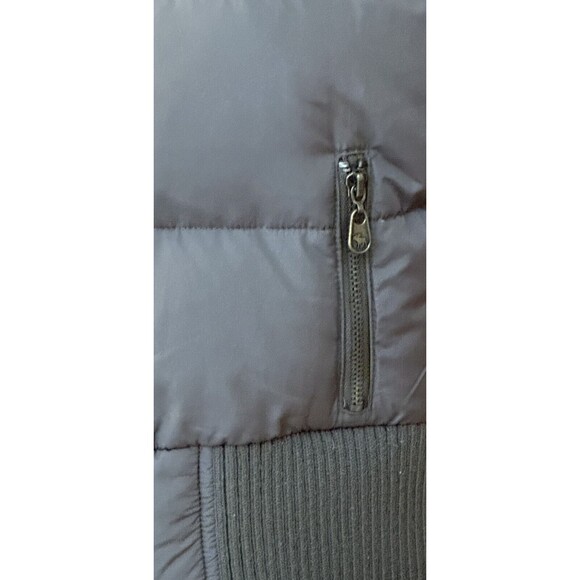 Abercrombie Kids Girls Brown Down Feather Puffer Vest Size Medium - Picture 4 of 6